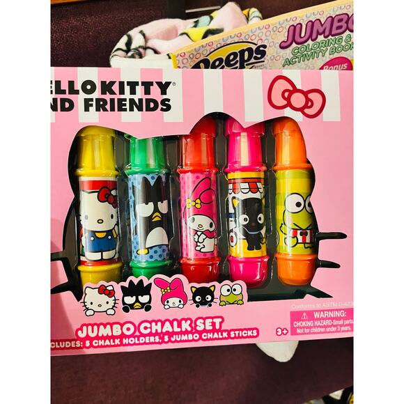 Hello kitty Easter bundle basket, soft and adorable pink unicorn throw 50 x 70 - Picture 5 of 8